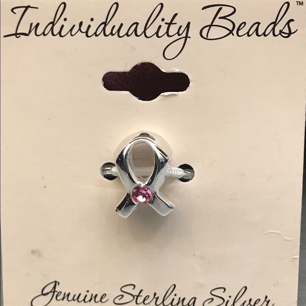 Individuality Beads Breast Cancer Ribbon